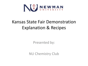 Kansas State Fair Demonstration Explanation