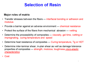 Polymeric Matrices for composites