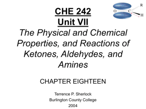 Ketones, Aldehydes, Amines: Properties & Reactions