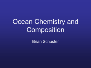 Ocean Chemistry and Composition