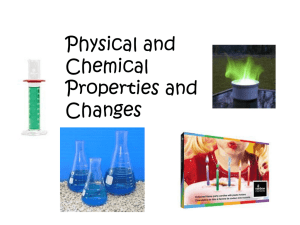 Physical & Chemical Properties and Changes Presentation