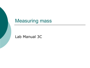 Measuring small and very small volumes