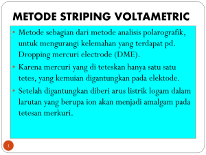 Anodic Stripping Voltammetry