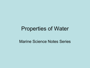 Properties of Water