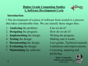 1SoftwareDevelopmentProcess