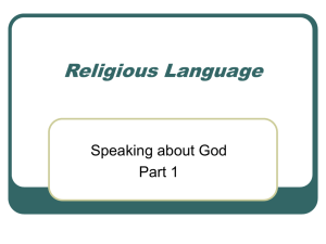 Religious Language