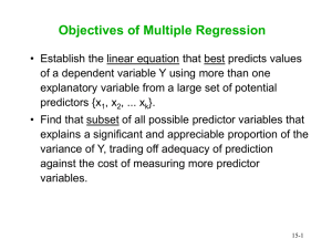 Multiple Regression
