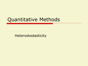 heteroskedasticity