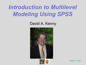 Introduction - of David A. Kenny