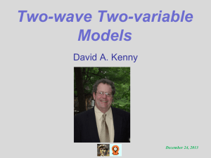 Growth Curve Models Latent Means Analysis