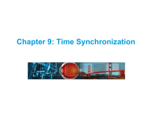 Time Synchronization in Wireless Sensor Networks