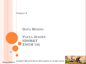 Data Mining in Forecasting