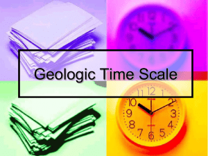 Geologic Time Scale: Eras, Events, and Homework