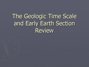 The Geologic Time Scale and Early Earth
