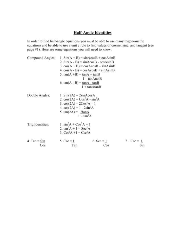 half-angle-identities