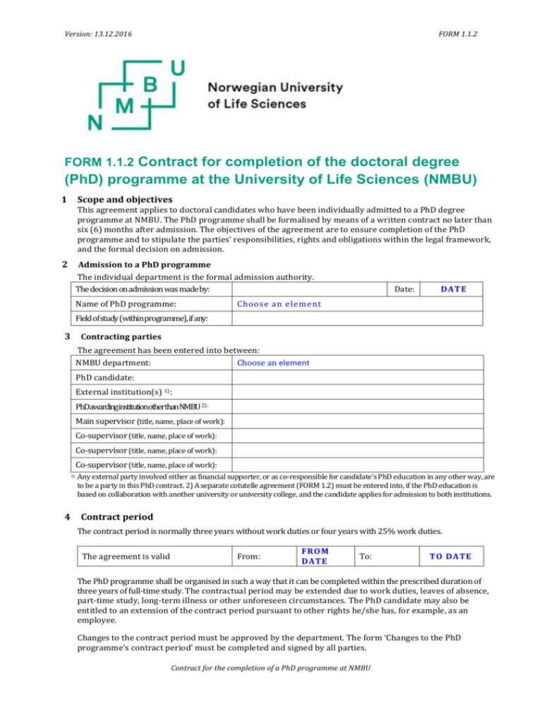 phd contract law