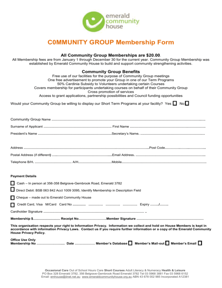 community-group-membership-form