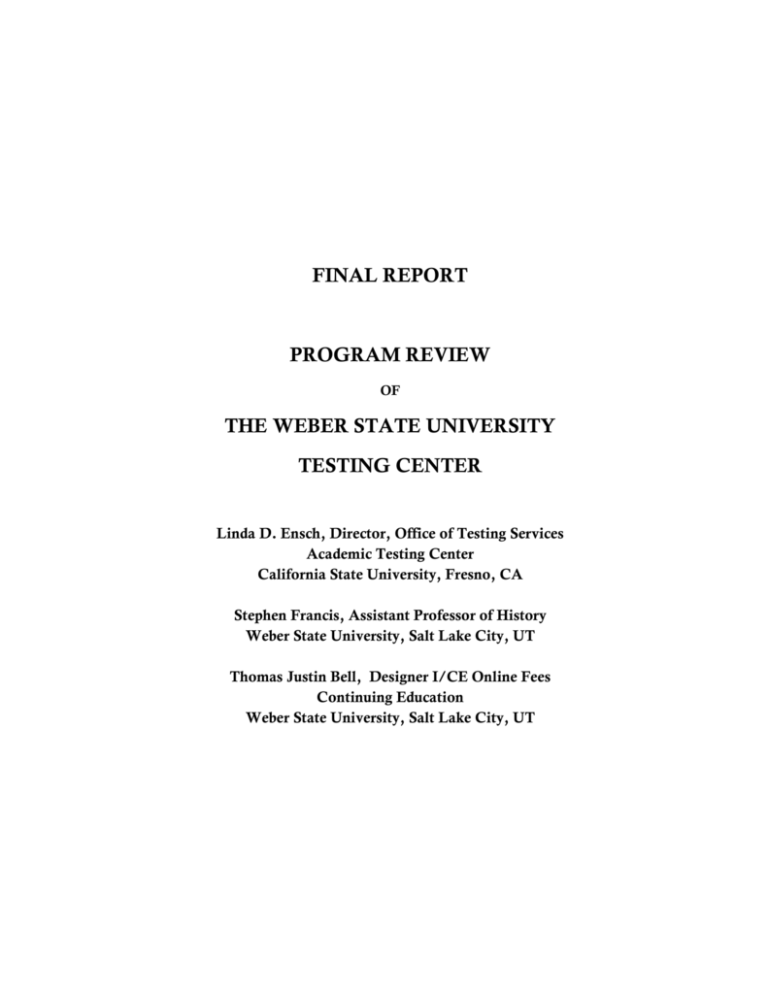 Site Review Team Recommendations DOC