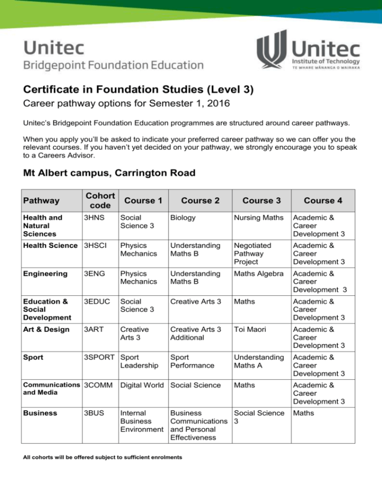 career-pathway-options-level-3