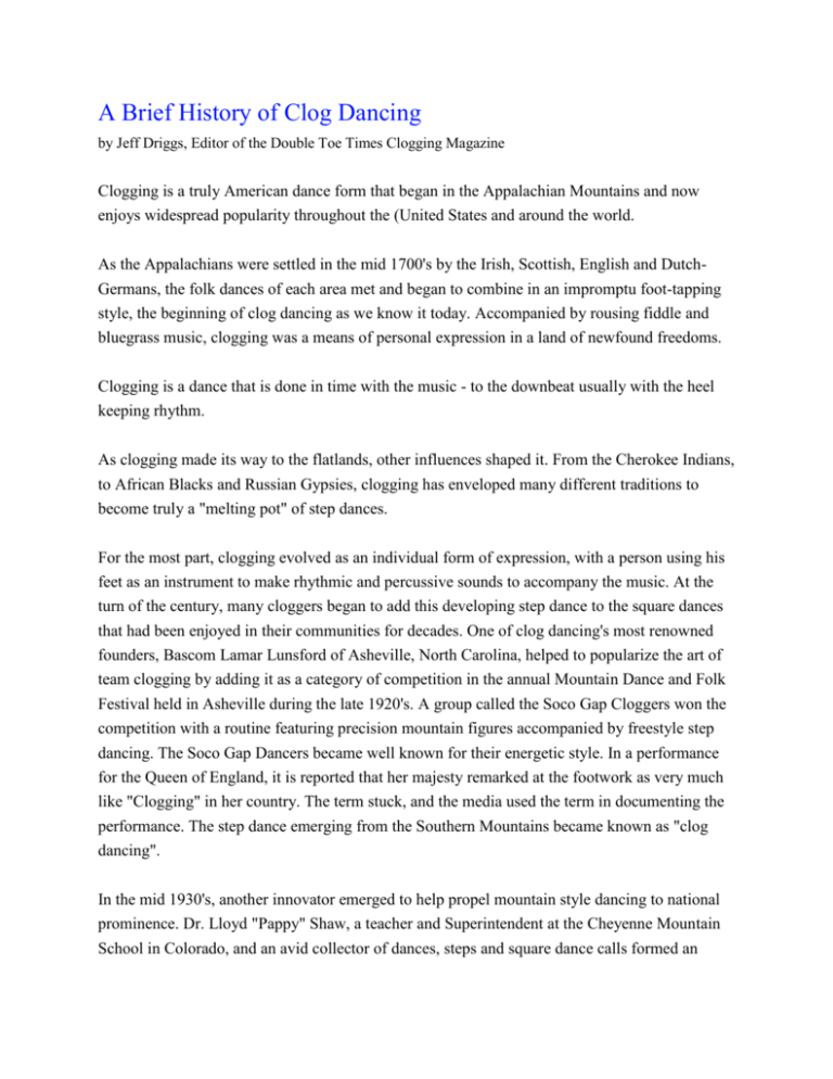 What_is_Clogging_files/A Brief History of Clog