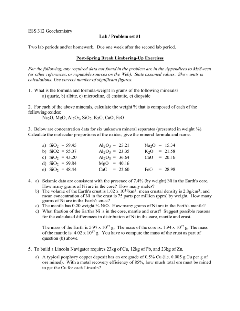 Review problems