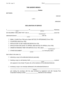 High Court Judgment Template