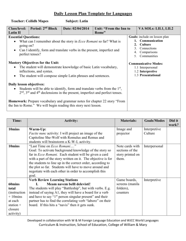 Microteaching Lesson1