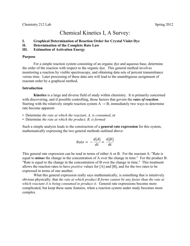 case study questions from chemical kinetics