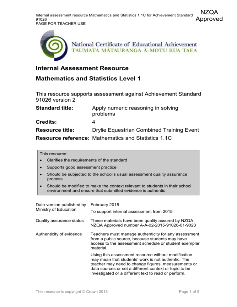 internal-assessment-resource-mathematics