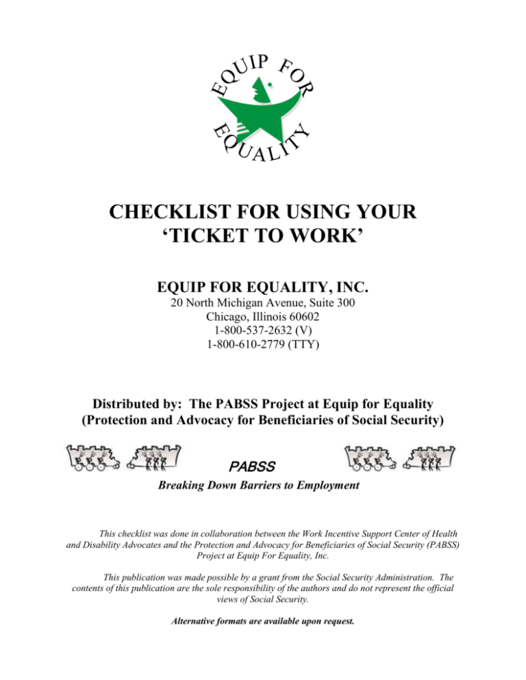 checklist-for-using-your-ticket-to