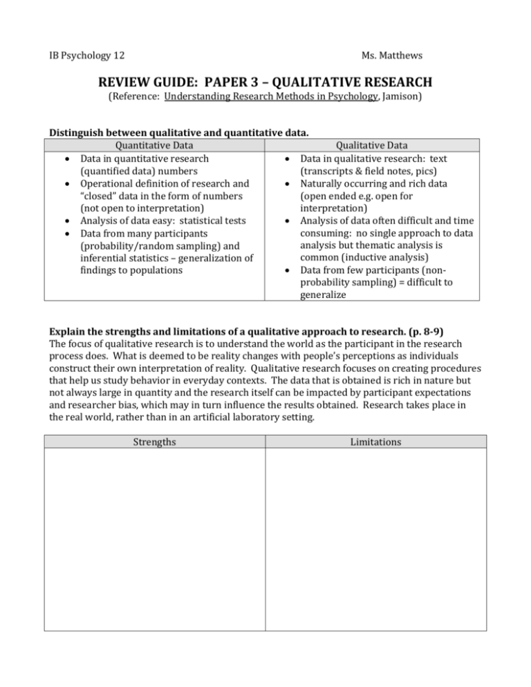 qualitative research document review