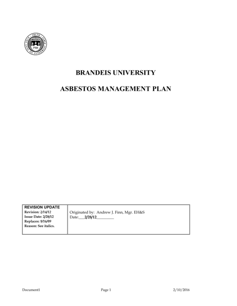 asbestos-management-plan