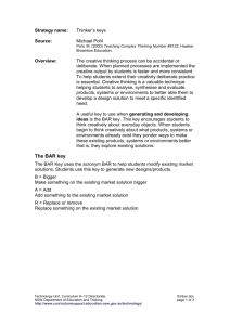 Worksheet 1 - Curriculum Support
