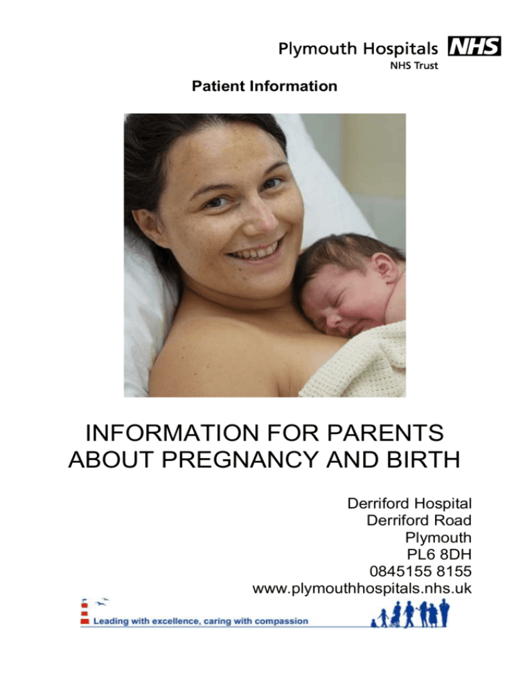 Information for parents about pregnancy and birth