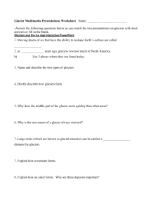 Extreme Ice Worksheet