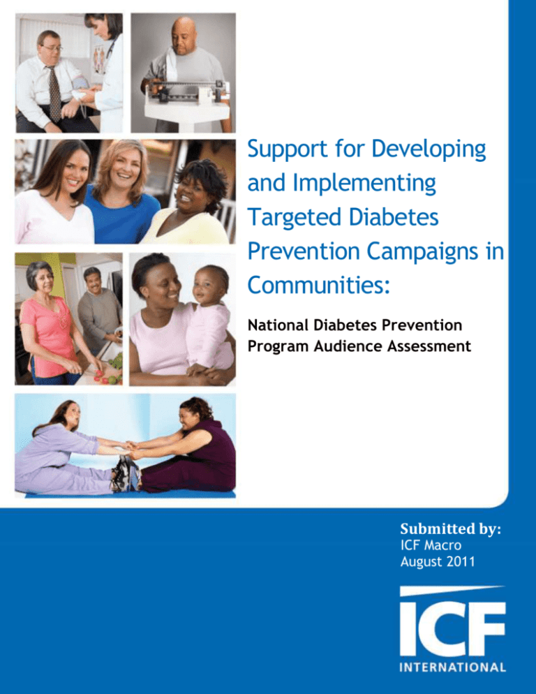 Focus Group Schedule Diabetes Training and Technical