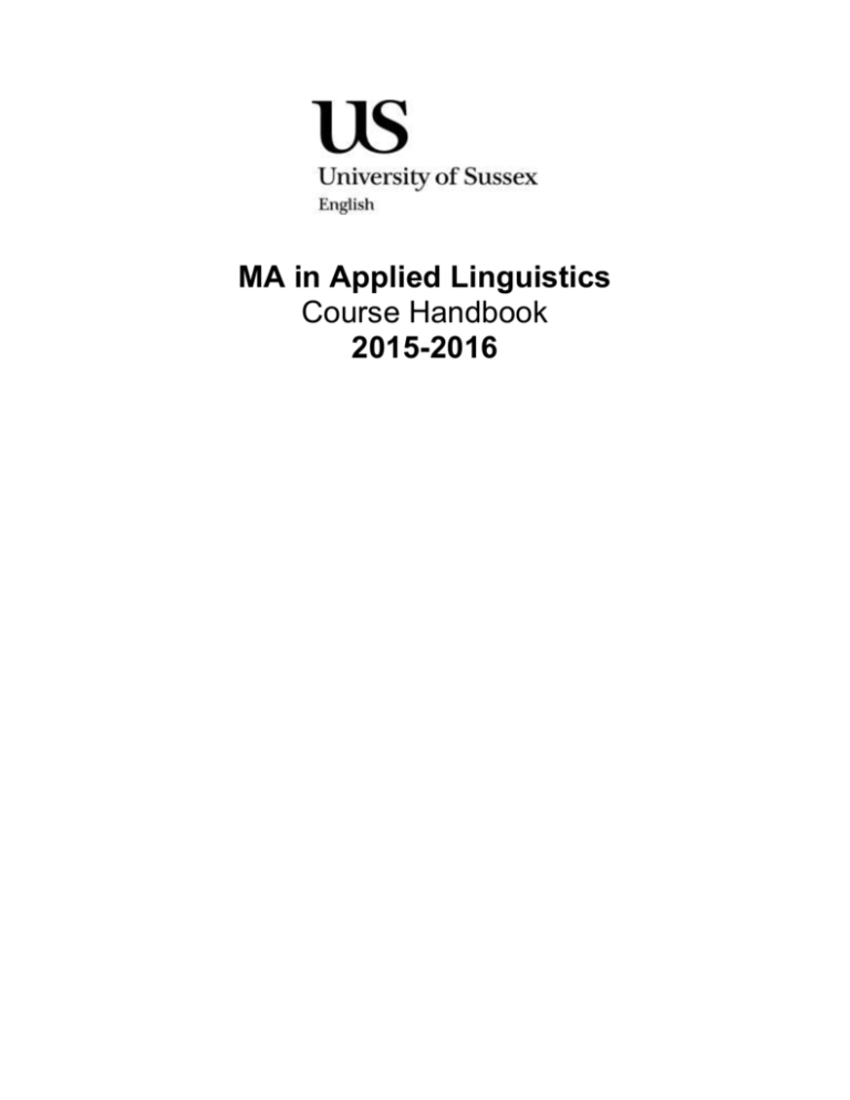 ma thesis in linguistics pdf