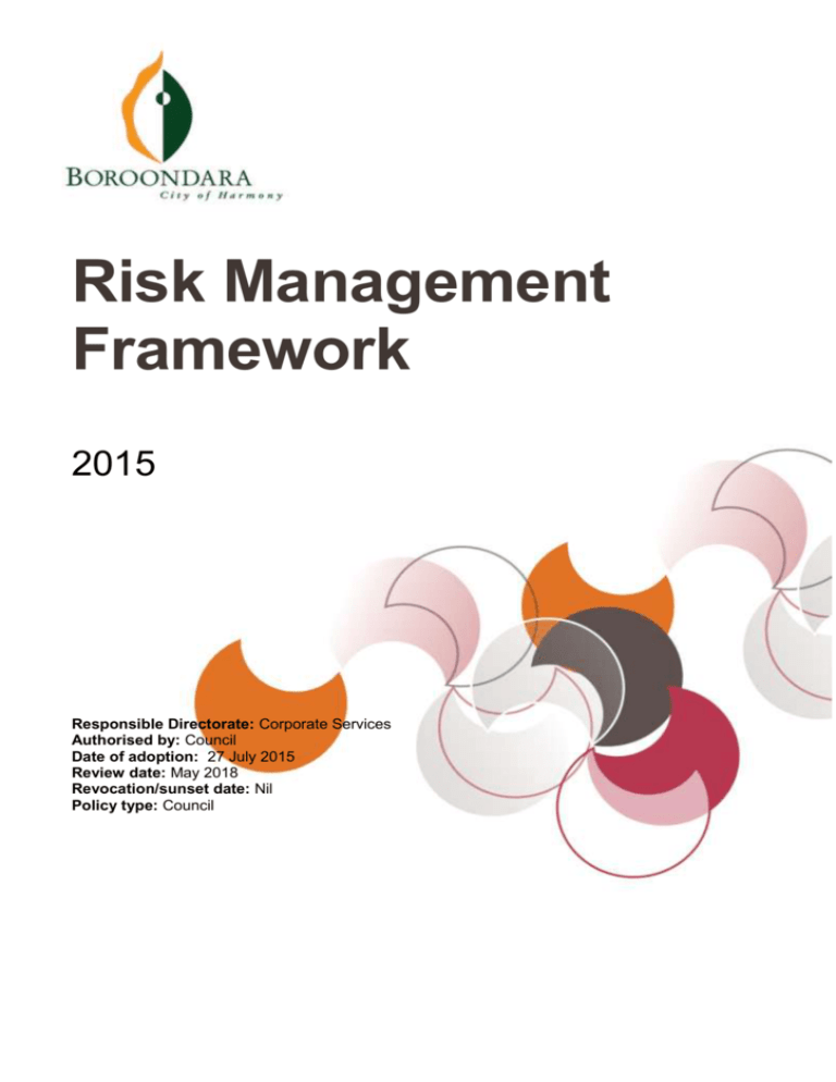 Risk Management Framework