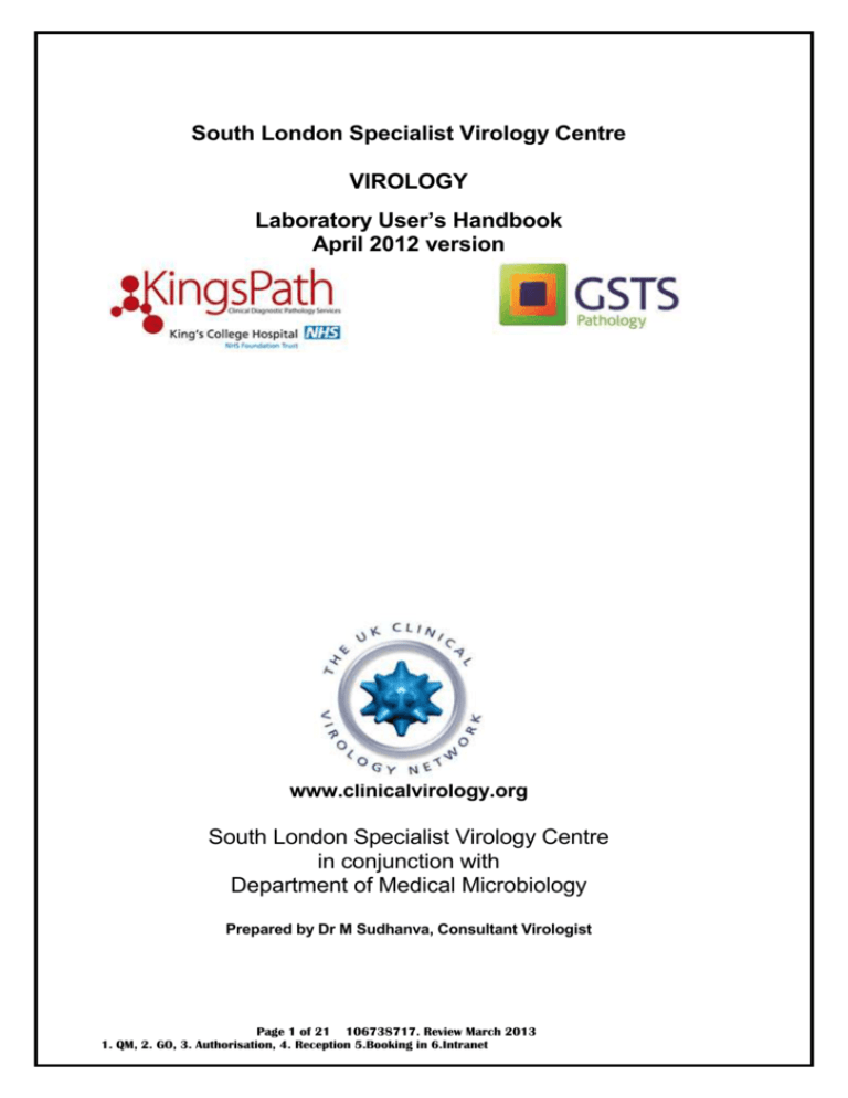 Laboratory Users` Handbook