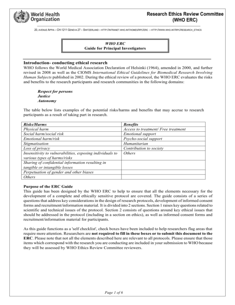 continuing-review-form-world-health-organization