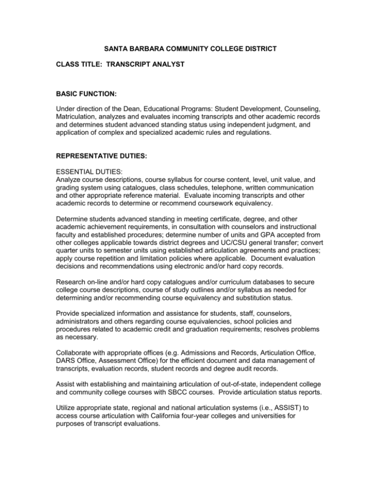 transcript-analyst-santa-barbara-city-college