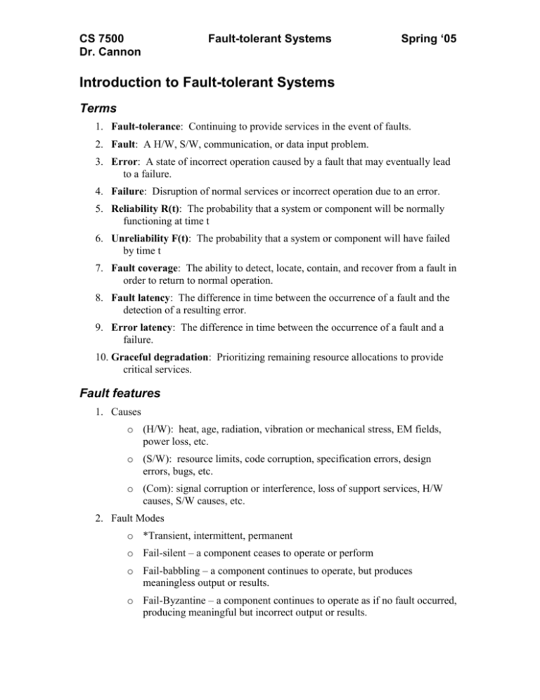 introduction-to-fault