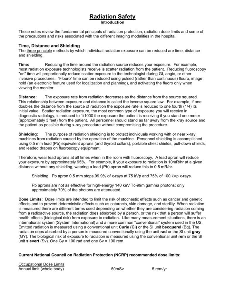 Radiation Safety School of Medicine