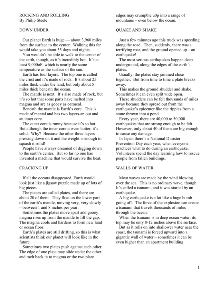 Rocking and Rolling story