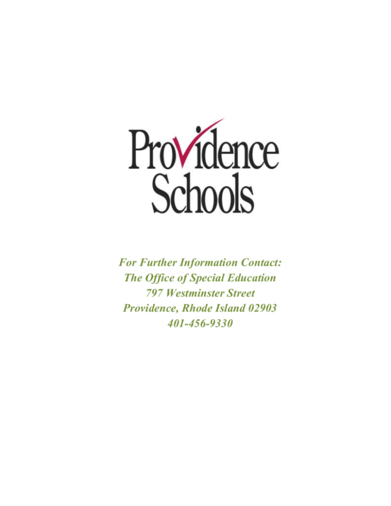 RI Special Education Procedural Safeguards