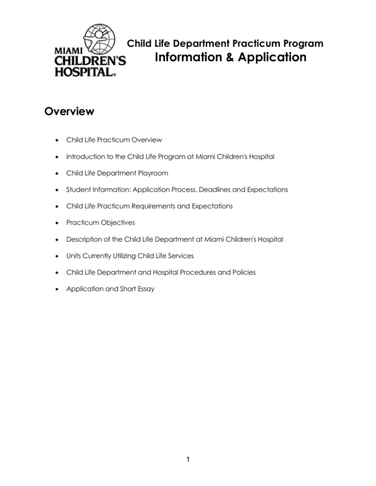 Overview Nicklaus Children`s Hospital