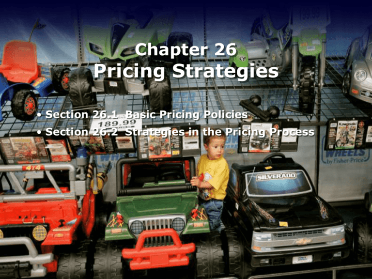 Chapter 26 pricing strategies