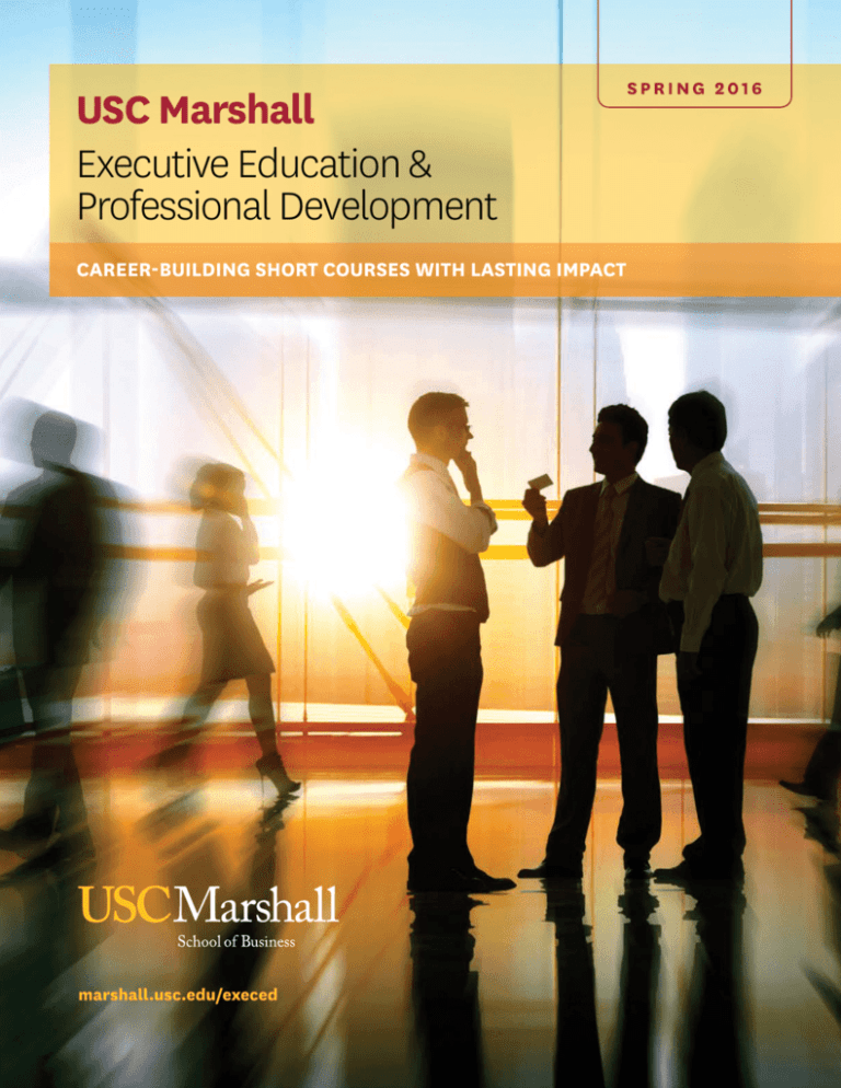 course catalog USC Marshall School of Business