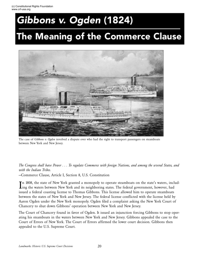 Gibbons v. Odgen Constitutional Rights Foundation