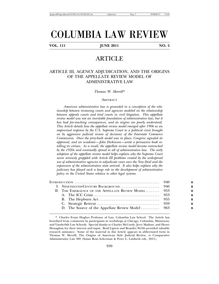 View PDF Columbia Law Review